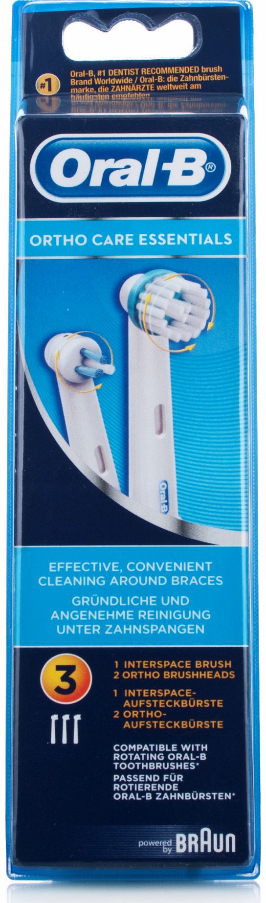 Braun Oral-B Ortho Care Essentials Brush Heads