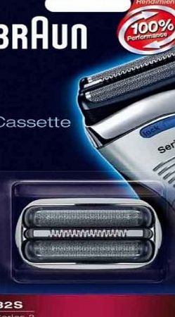 Braun Replacement Foil amp; Cutter Cassette - 32S, Series 3 - Silver