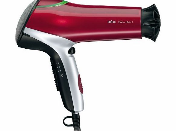 Satin Hair 7 HD750 - hairdryer - red/black