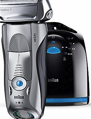 Braun Series 7 790cc-4 Mens Electric Foil Shaver with Clean and Charge Station Rechargeable and Cordless Razor
