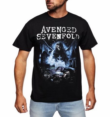 Bravado Avenged Sevenfold Recurring Nightmare Mens T-Shirt Black Large