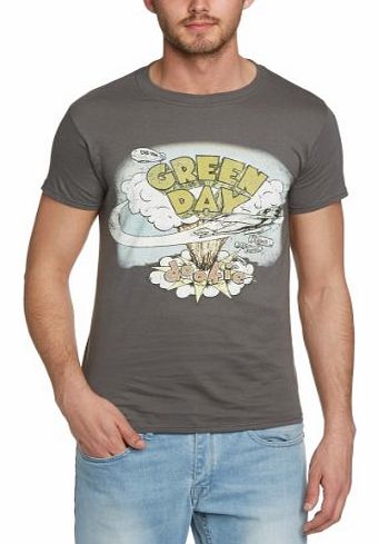 Mens Green Day Dookie T-Shirt Small Grey 12144005AP Small