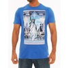 BRAVE SOUL Mens Liberty T-Shirts (Blue)