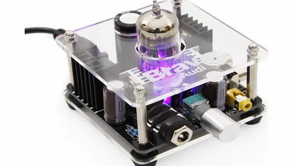 Bravo AUDIO V2 Valve Class A Tube Headphone Amplifier pre 12AU7 TUBE
