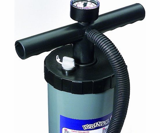 Bravo Canoe/Kayak Stirrup Pump with Guage - Grey