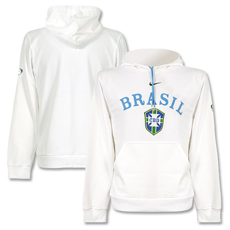 Brazil Nike 08-09 Brazil Federation Hoody (white)