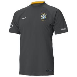 Nike Brazil Short Sleeve Training Top 06/07 (Black