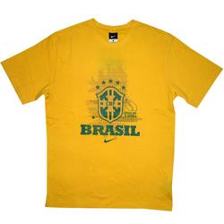 Brazil Training Wear Nike 2010-11 Brazil Nike T-Shirt (Yellow)
