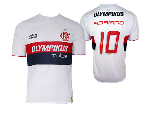  09-10 Flamengo away (Adriano 10)