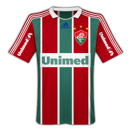 Brazilian teams Adidas 09-10 Fluminense home