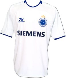 Brazilian teams Topper Cruzeiro away 2005