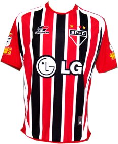 Brazilian teams Topper Sao Paolo away 2005
