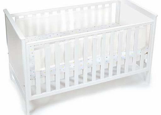 BreathableBaby Mesh Liner for Solid End Cots -