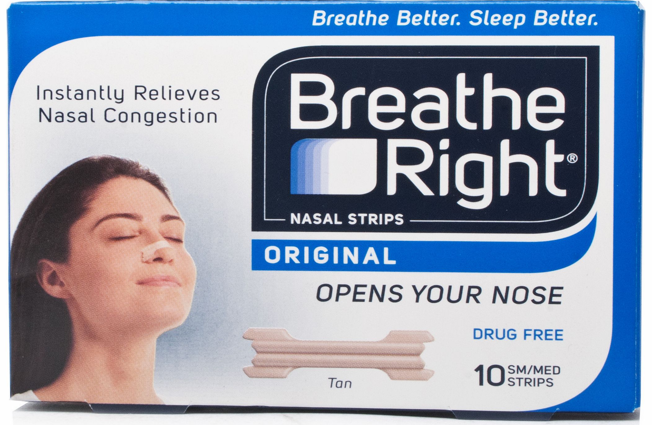 Breathe Right Nasal Strips Tan Regular review, compare prices, buy online
