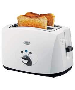White 2 Slice Toaster