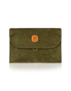 Life - Olive Micro-Suede Toiletry Travel Kit