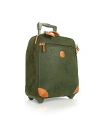 Bricand#39;s Life - Olive Micro-Suede and Leather Wheeled Upright