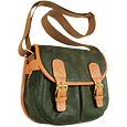 Bricand#39;s Life - Olive Micro-Suede Flap Shoulder Bag