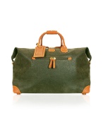 Life - Olive Micro-Suede Medium Travel Bag