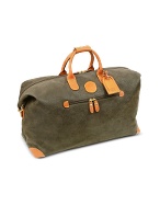 Bricand#39;s Olive Micro-Suede Spacious Travel Bag