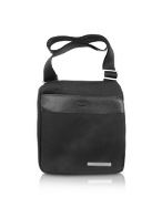 Bricand#39;s Pininfarina - Black Nylon and Leather Messenger Bag