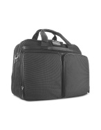 Pininfarina - Black Nylon Multi-compartment Travel Briefcase