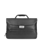 Bricand#39;s Pininfarina - Menand#39;s Black Leather Classic Briefcase