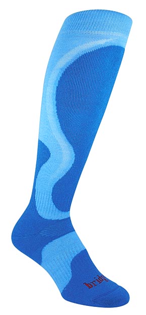 Bridgedale Ladies 1 Pair Bridgedale Precision Fit Ski Socks For Shin Comfort and Toe Warmth In 3 Colours Dove G