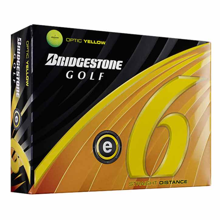 Bridgestone E6 Yellow Golf Balls 12 Pack - 2011