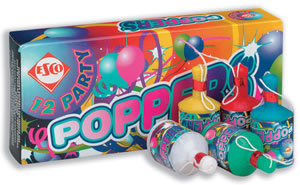 Bright Ideas Party Poppers Compliant with BS7114