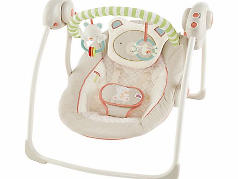 Bright Starts Beary Smiles Portable Baby Swing