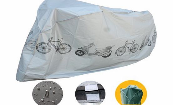 Brightent-Bike Cover Waterproof Bicycle Cover Two Layer Road Racing Mountain Gray Bike Bikes Storage Outdoors HBK1H