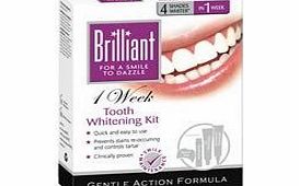 BRILLIANT 1 Week Tooth Whitening Kit