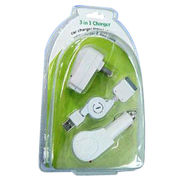 Brilliant Buy iPod 3 in 1 charger - house charger-car charger