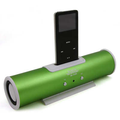 Brilliant Buy iPod Nano Speaker Music Angel - Green-Pink-Black