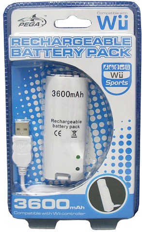 Brilliant Buy Wii Rechargeable Battery Pack 3600mAH