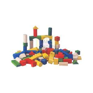 BRIO 100 Coloured Blocks
