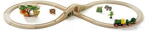Brio 33004 Wooden Railway Safari Figure 8 Set