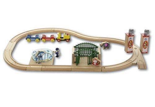 Brio 33008 Wooden Railway Zoo Garden Set