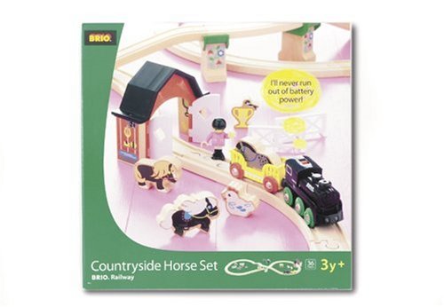 33012 Wooden Railway Countryside Horse Set