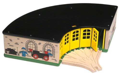 Brio 33456 Wooden Railway System: Grand Roundhouse