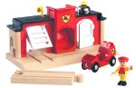 Brio 33589 Wooden Railway System: Action Fire Station