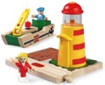 Brio Lighthouse and Boat