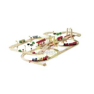 BRIO Plan Toys Road and Rail Transportation Set