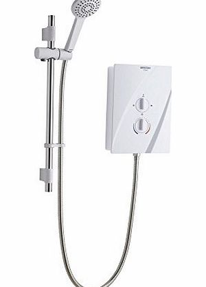 Bristan Cheer Electric Shower 9.5kW in White/Chrome