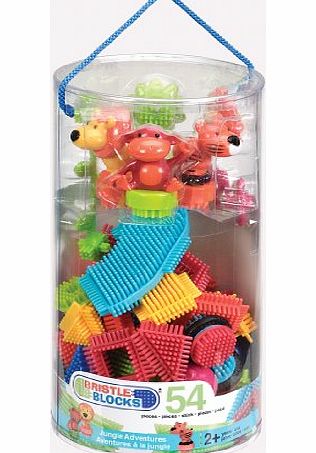 Bristle Blocks Jungle Adventure Tube (54 Pieces)