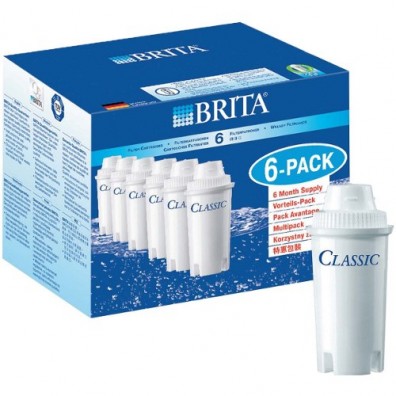 Brita Classic Water Filter Cartridges: 6 pack