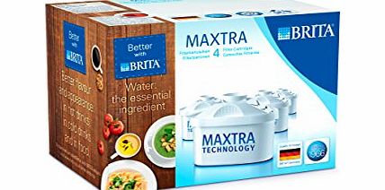 BRITA Maxtra Water Filter Cartridges - 4 Pack