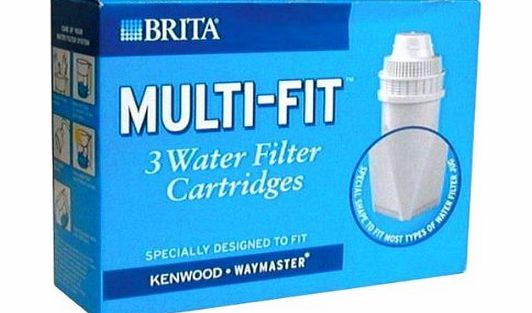 Multifit Water Filter Cartridge 3 Pack
