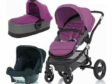 Britax Affinity 3 in 1 Travel System Black/Cool